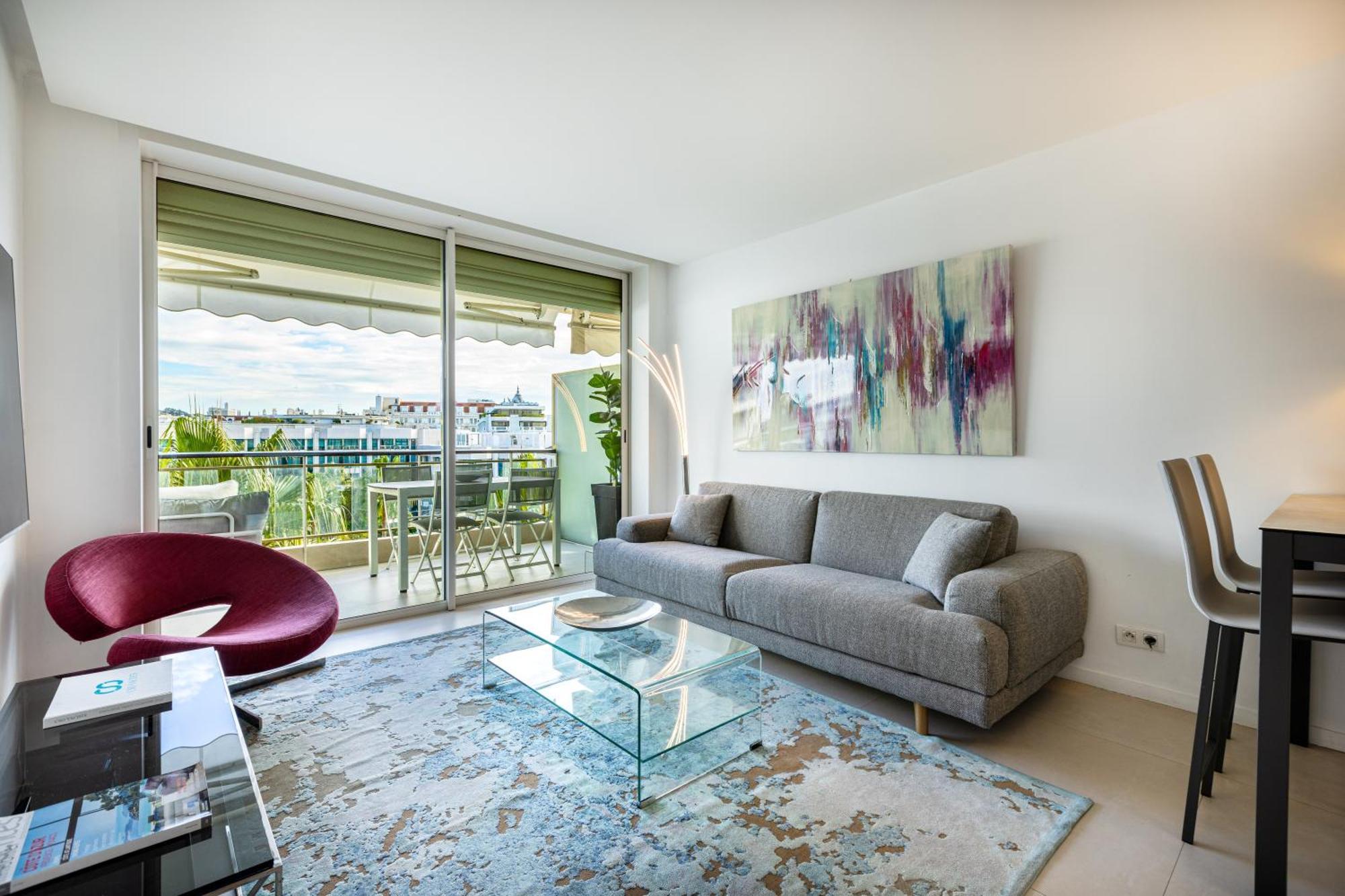 Agence Des Residences - Appartements Prives Du 45 Croisette- Prestige Cannes Pokoj fotografie