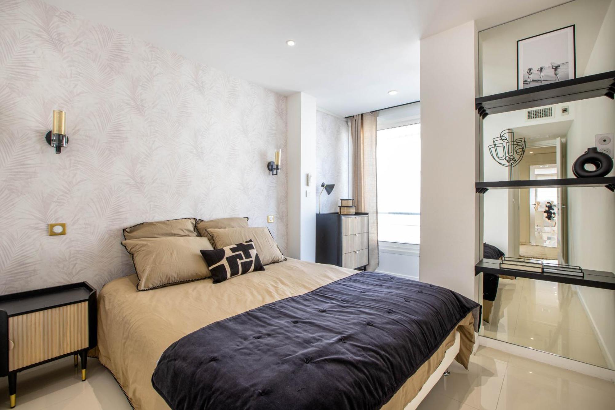 Agence Des Residences - Appartements Prives Du 45 Croisette- Prestige Cannes Pokoj fotografie
