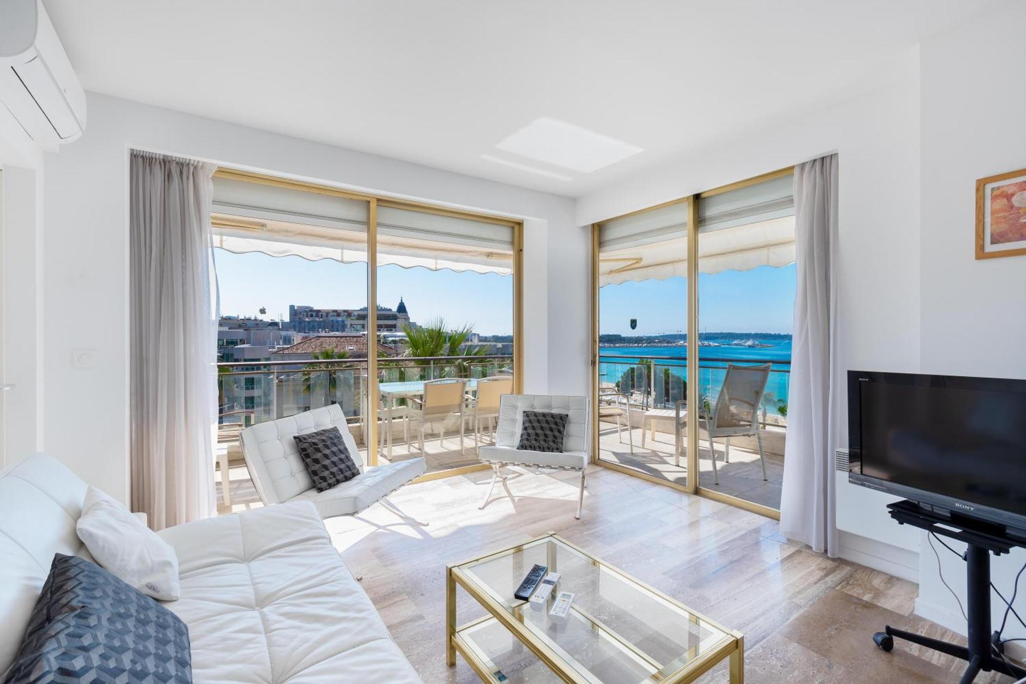 Agence Des Residences - Appartements Prives Du 45 Croisette- Prestige Cannes Pokoj fotografie